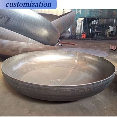 Codo de cabeza igual Círculo de 1000 mm Cubierto con plato Astm A403 Acero 316L ASME Cabeza de plato elíptica