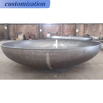 Codo de cabeza igual Círculo de 1000 mm Cubierto con plato Astm A403 Acero 316L ASME Cabeza de plato elíptica