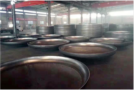Tamaño personalizado Calderas de precisión de acero al carbono Fin de plato Asme 2 1 Cabeza semielíptica para la industria