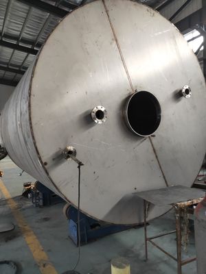 Tanque de almacenamiento de agua de acero inoxidable 304 personalizado con presión máxima de trabajo de 50 MPa