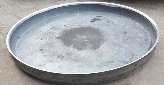Máquina de prensado y flangado de cabeza de plato de esfera metálica de acero con norma ASME