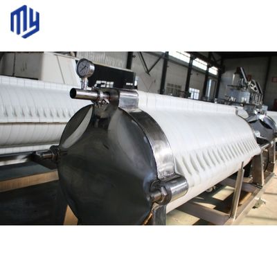 Máquina de filtro de algodón de celulosa de acero inoxidable para equipos de gelatina personalizados