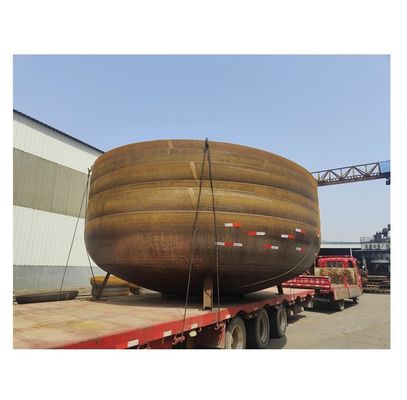 Cabezas del recipiente de presión estándar ASME 3000 mm de diámetro Cabeza de plato elíptica de formación en caliente