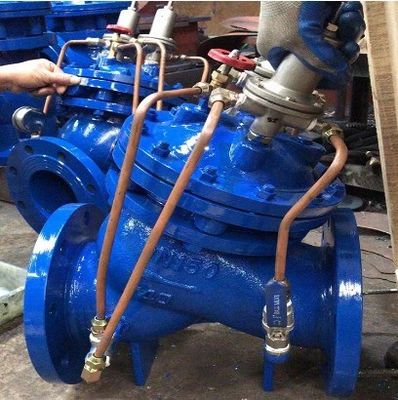 Válvulas de control multifunción de la bomba de agua para el alivio de la presión