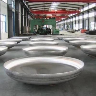 Tubo de acero inoxidable con tapa de extremo con cabeza hemisférica de extremo de plato de acero al carbono OEM