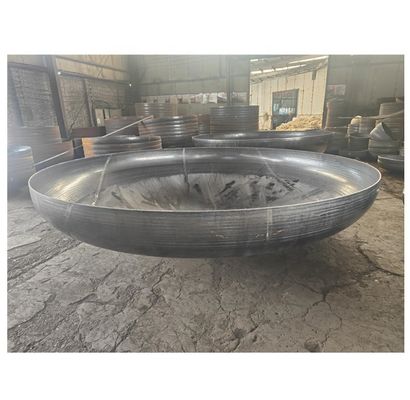 Tubo de acero inoxidable con tapa de extremo con cabeza hemisférica de extremo de plato de acero al carbono OEM