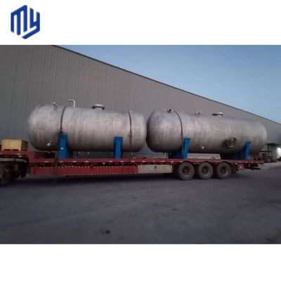 Tanque de almacenamiento de gas de aire y agua de acero al carbono de 50 MPa para el reabastecimiento de combustible de los cilindros en las gasolineras
