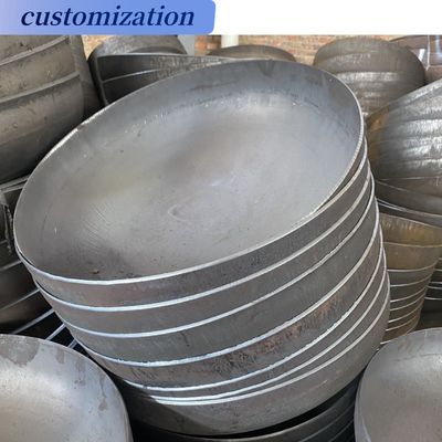 Cabezas elípticas de acero inoxidable de carbono personalizadas para el tanque de almacenamiento de presión