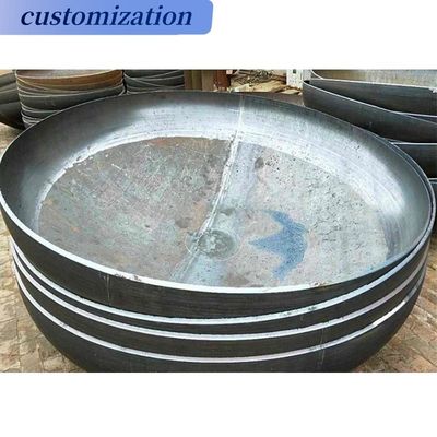 Cabezas elípticas de acero inoxidable de carbono personalizadas para el tanque de almacenamiento de presión