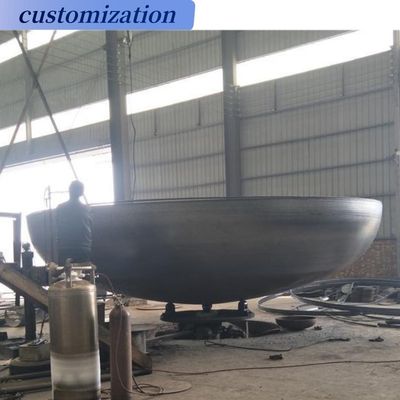 Cabezas elípticas de acero inoxidable de carbono personalizadas para el tanque de almacenamiento de presión