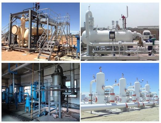 Instalación de filtración de gas 25000 litros Instalación de reabastecimiento de GLP con separador de vapor de hidrociclón