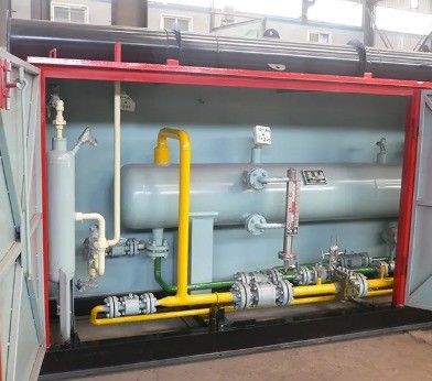 Instalación de fabricación Máquina de llenado de gas de GLP Tanque de almacenamiento Estación de deslizamiento con cilindro