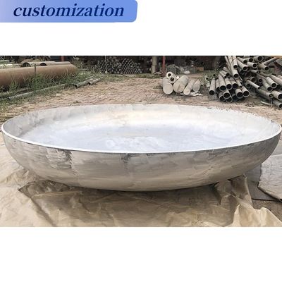 500 mm de acero inoxidable cubierta elíptica de la cabeza para el cuenco de fuego personalizado de posventa