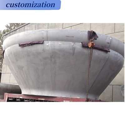 Apoyo personalizado OEM 304 cabeza cónica de acero cónico inoxidable extremo para el fondo del tanque