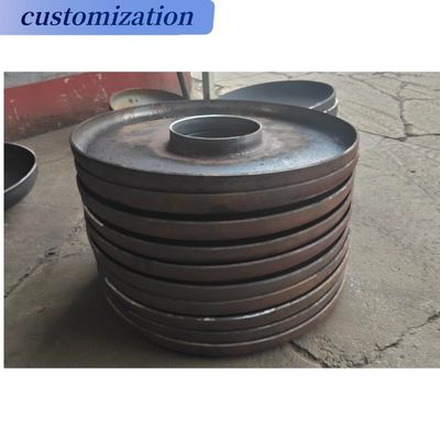 Presión de la brida de acero al carbono con cabeza plana de plato para los tanques Certificado completo