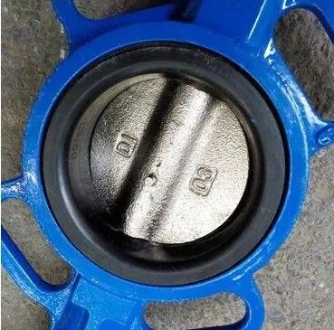 Vender CF8 Di Ci EPDM PTFE fuerte ácido dúctil de hierro palanca operada de la oblea de la válvula mariposa
