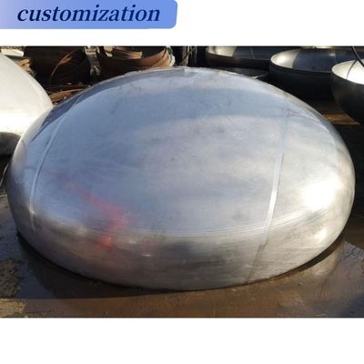 Cabeza de plato elíptica de acero inoxidable para recipiente de presión Fondo Presión personalizada