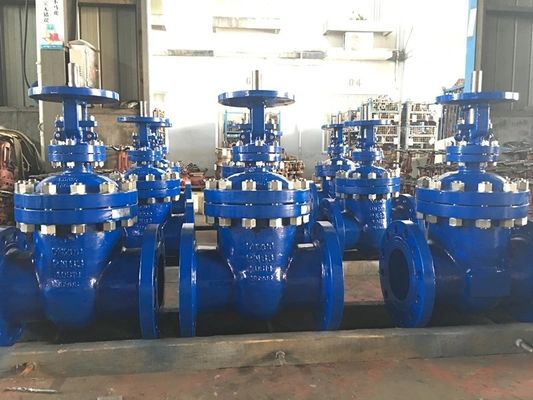 DIN F6 estándar de 4 pulgadas de la industria de cuchillo válvula de puerta con manija de rueda de acero inoxidable
