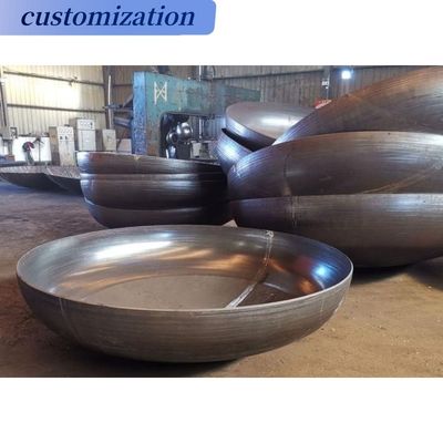 Conexión de soldadura Esfera de bola de aluminio de mitad cabeza torisférica para diseño personalizado