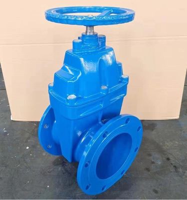 Válvula de puerta de tipo Y de tipo de agua dúctil con conexión de brida y material de acero inoxidable