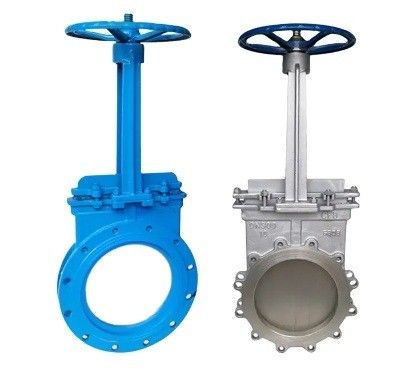 Control manual 6 pulgadas SS Lug Wafer Tipo Cuchillo válvula de puerta para el agua a alta temperatura