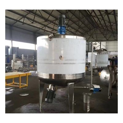 Máquina de fabricación de acero líquido químico criogénico horizontal Tanque de mezcla de acero inoxidable