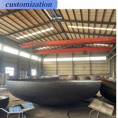 Certificado completo ASME Torisférico de extremo de plato para el tanque de recipiente a presión personalizado