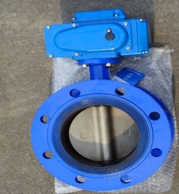 Control del actuador eléctrico Dn300 válvula mariposa para el control de los medios de gas en la industria