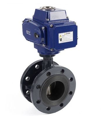 Control del actuador eléctrico Dn300 válvula mariposa para el control de los medios de gas en la industria