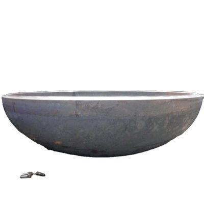 Cabeza del tanque de extremo de plato esférico de acero inoxidable con soporte de fundición personalizado OBM