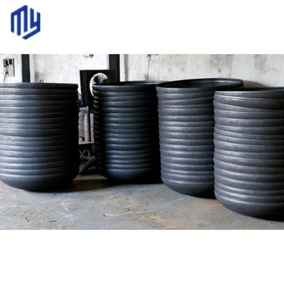 4 pulgadas de acero inoxidable cabeza elíptica semi-elíptica con soporte personalizado ODM