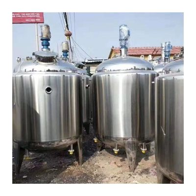 Separadores personalizados líquido químico de almacenamiento de acero inoxidable tanque de mezcla de calefacción para mezclar