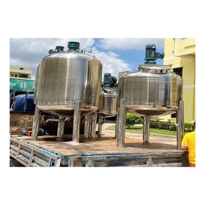 Separadores personalizados líquido químico de almacenamiento de acero inoxidable tanque de mezcla de calefacción para mezclar