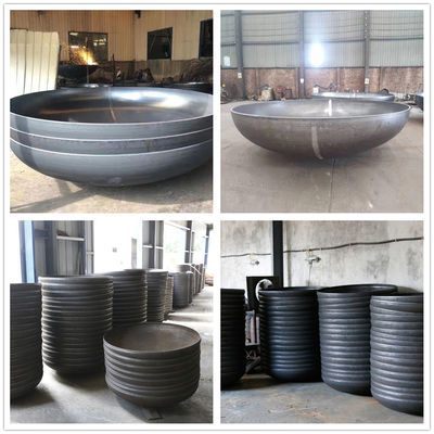 Apoyo personalizado OEM extremo de tubo de acero inoxidable SS304 SS316L cabeza de extremo de plato elíptico