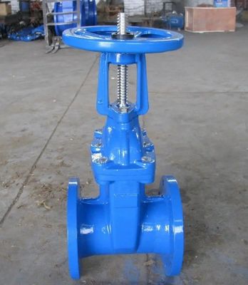 Reingeniería de software válvula de puerta de cuña de hierro dúctil no elevante con disco de sellado de goma