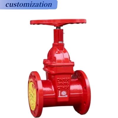 Tamaño de puerto personalizado DN40-DN1200 OS Y Silla de metal válvula de puerta con brida para sistema de agua
