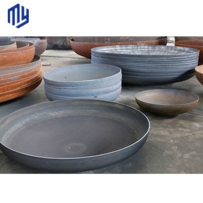 Conexión de soldadura Cabezas de tanque de acero con extremo de plato para partes de calderas de círculo hemisférico