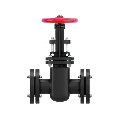 3 pulgadas PN16 PN25 de acero de acero carbono crecimiento del tallo de agua manual válvula de puerta válvula de drenaje
