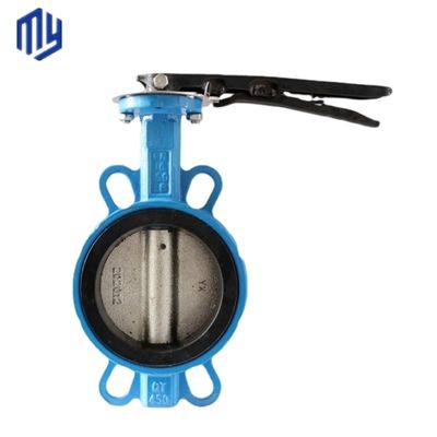 Válvulas de mariposa eléctricas de obleas con bridas y soporte personalizado para medios de agua