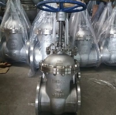Venta de válvula de puerta de acero inoxidable tipo Y con operación manual y sello de metal o caucho