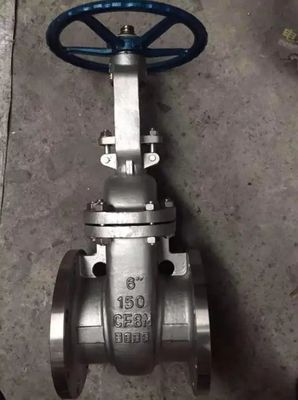 Valvas de puerta manuales largas Ss cuerpo y disco para aplicaciones de fuselaje completo con brillo/saldado