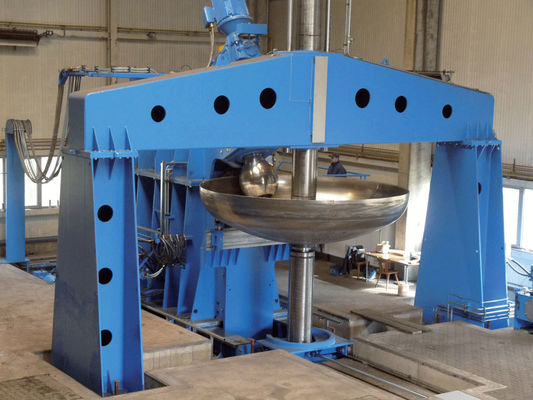 Contenedor de cabeza de tanque elíptico de acero inoxidable de carbono con conexión soldada con soporte OEM