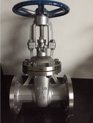 CF8 válvula de salida de extremo con brida de acero inoxidable para filtración de filtros industriales de tipo Y