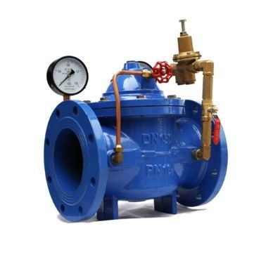 Control de agua de emergencia presión abierta de mantenimiento de la presión de alivio de válvula cuerpo de hierro dúctil
