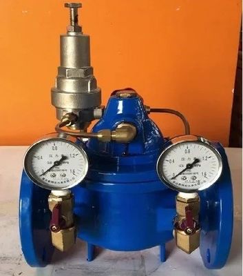 Control de agua de emergencia presión abierta de mantenimiento de la presión de alivio de válvula cuerpo de hierro dúctil