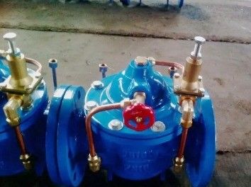 Control de agua de emergencia presión abierta de mantenimiento de la presión de alivio de válvula cuerpo de hierro dúctil