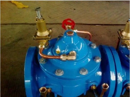 Control de agua de emergencia presión abierta de mantenimiento de la presión de alivio de válvula cuerpo de hierro dúctil