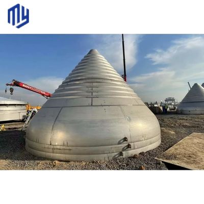 Excelente acero metal tanque de caldera cono conical cabeza de fondo para los requisitos del cliente