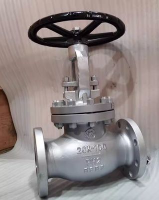 Baja temperatura soporte de medios de 4 pulgadas Wcb acero carbono válvula de globo con brida para los resultados