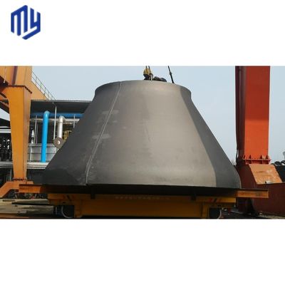 Conical de acero inoxidable cabeza del tanque de extremo para el tanque de almacenamiento dentro de la conexión de soldadura